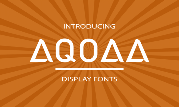 Aqoaa: Bold Display Fonts for Stunning Headlines