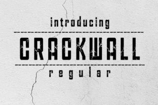 Crackwall: A Display Font with Unique Character