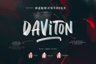 Daviton: A Premium Display Font for Creative Projects