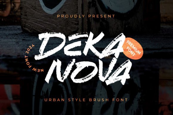 Dekanova: Expressive Brush Lettering for Bold Designs