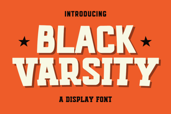 Discover the Bold Charm of Black Varsity Font