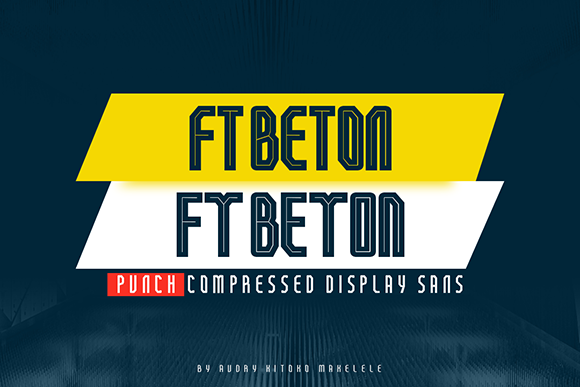FT Beton: A Modern Display Font for Bold Creations
