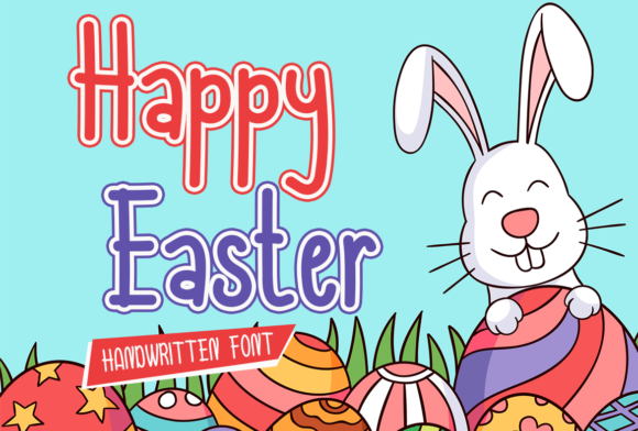 Happy Easter: A Charming Display Font for Playful Designs
