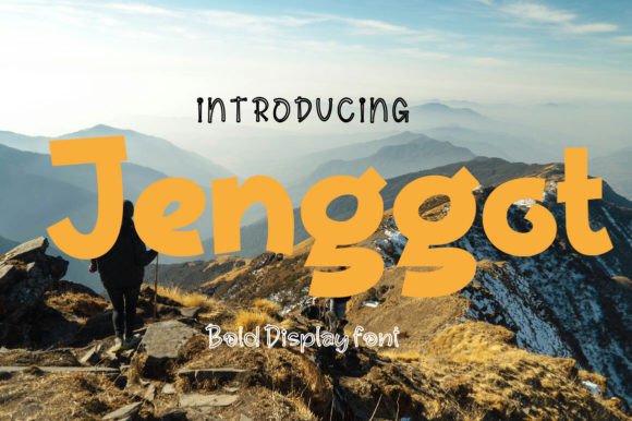 Jenggot Font: A Bold Handwritten Display Typeface