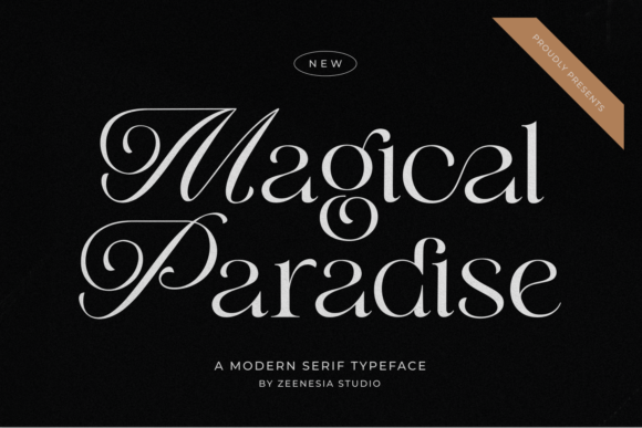 Magical Paradise: A Modern Serif and Script Display Font