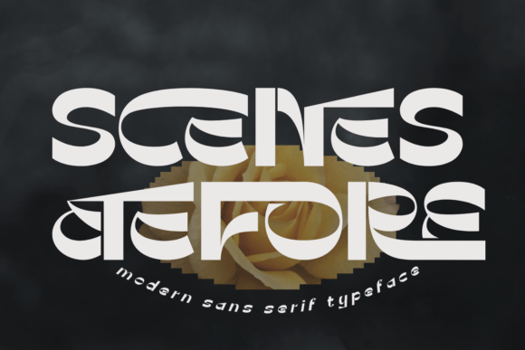 Scenes Before: A Stylish Art Nouveau Psychedelic Font