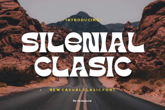 Silenial Clasic: Groovy Retro Display Font