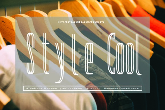 Style Cool: A Modern Display Font for Polished Designs