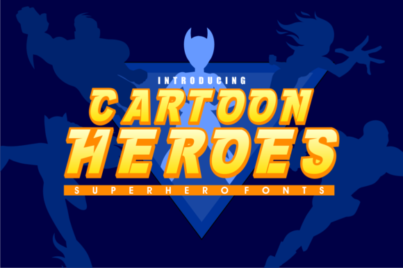 Unleash Your Creativity with Cartoon Heroes Display Font