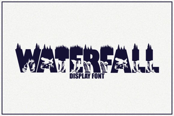Waterfall: A Fun and Cute Display Font for Creative Projects
